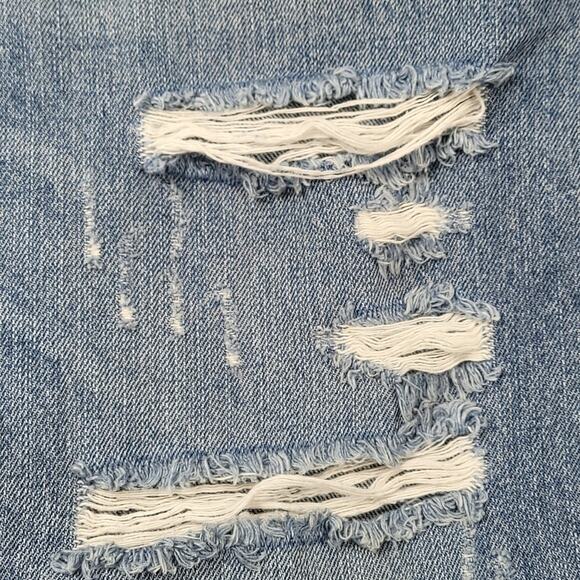 We the Free Jeans size 26 Regular High Rise Destroyed Exposed Copper Button Fly - Picture 14 of 16